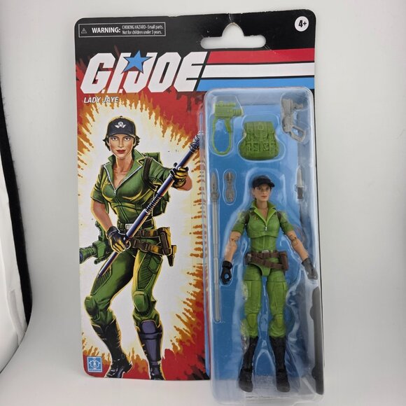 2022 Hasbro G.I. Joe: Classified Series Lady Jaye Retro Card Action Figure NEW - Picture 1 of 7